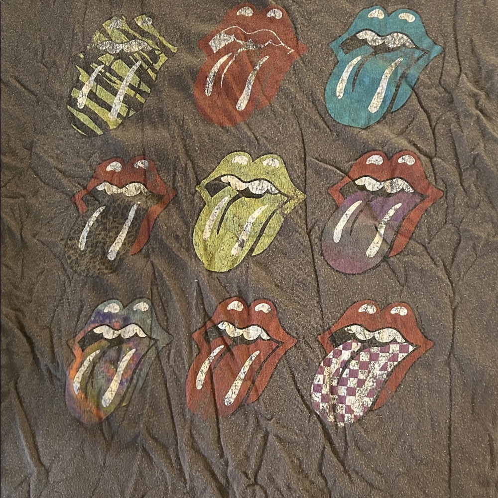 The Rolling Stones Multicolor Graphic Dress